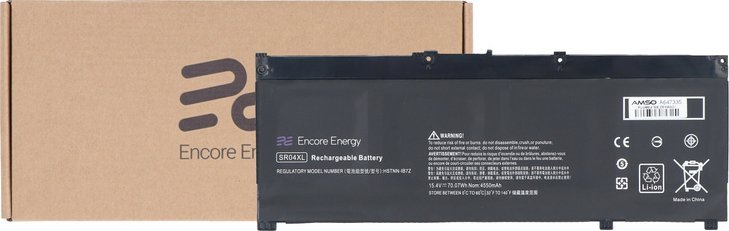 Bateria Encore Energy Nowa bateria Encore Energy do HP Omen 15 Omen 17 Pavilion Power 70Wh 15.4V 4550mAh SR04XL
