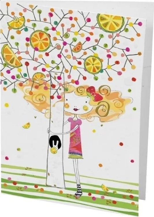 Turnowsky Karnet B6 + koperta Drzewo cytrynowe