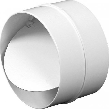 AWENTA Łącznik kanałów okrągłych Awenta KO150-22 z zaworem zwrotnym fi150mm biały