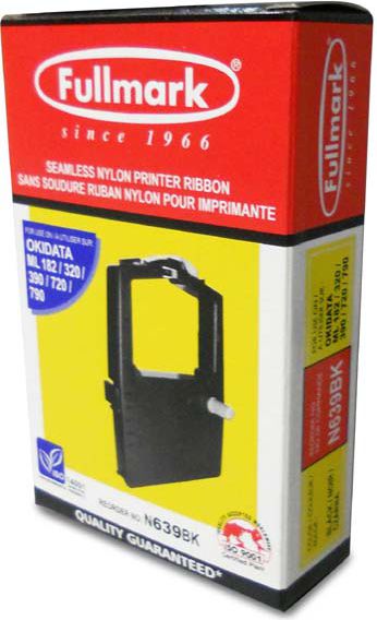 Fullmark Taśma do drukarki dla OKI ML 100, 180, 182, 192, 280, 320, 3320, 3321 czarna (N639BK)