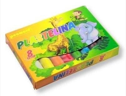 Plastelina 8 kolorów
