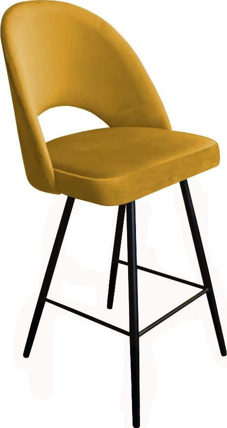 Atos Hoker ISKAR VELVET żółty tapicerowany aksamitem ATOS