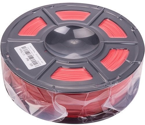 3D spausdinimo plastikas ABS, 1.75mm, 1kg, raudonas