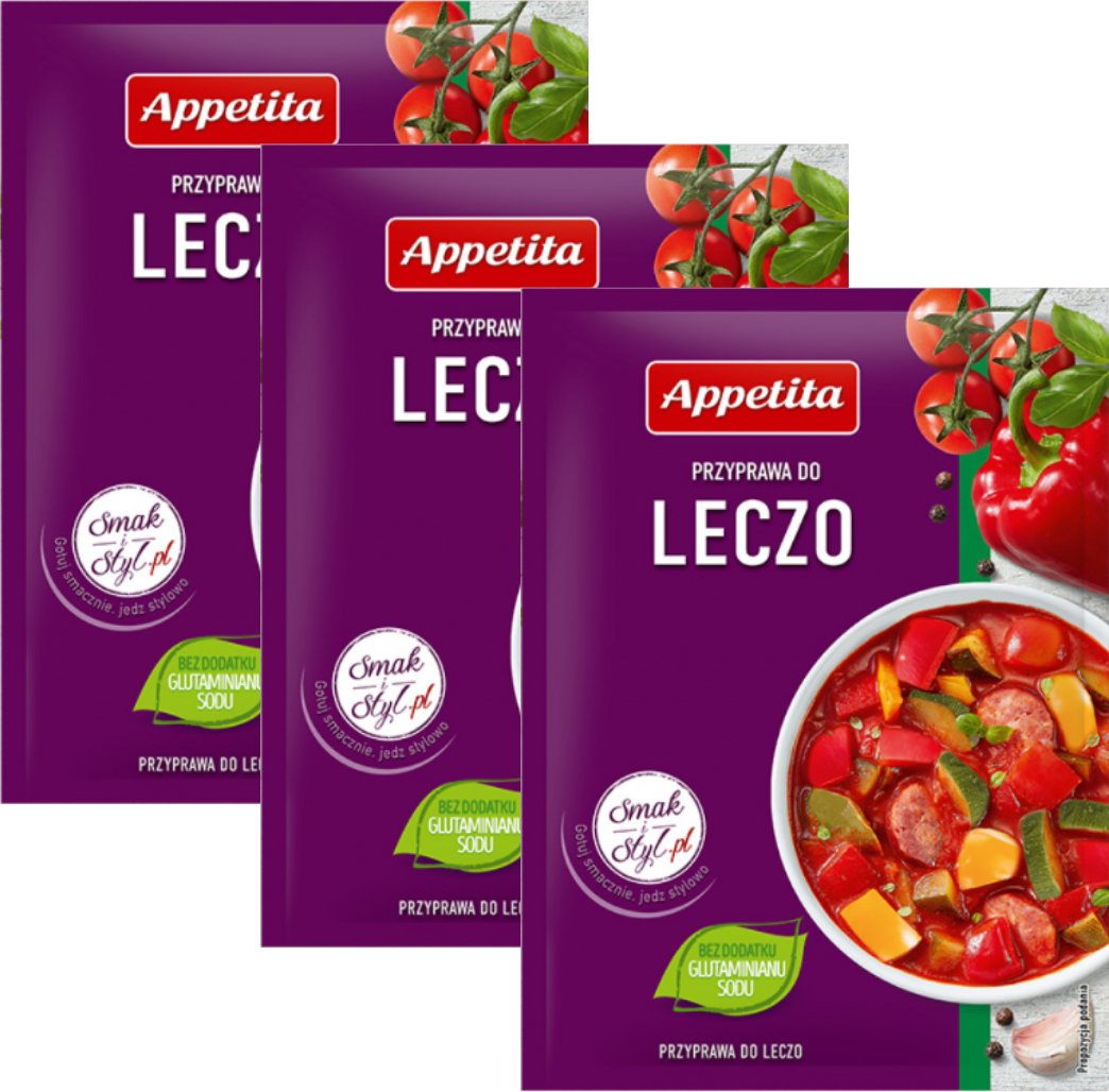 Appetita Przyprawa do leczo 20 g x 3 sztuki