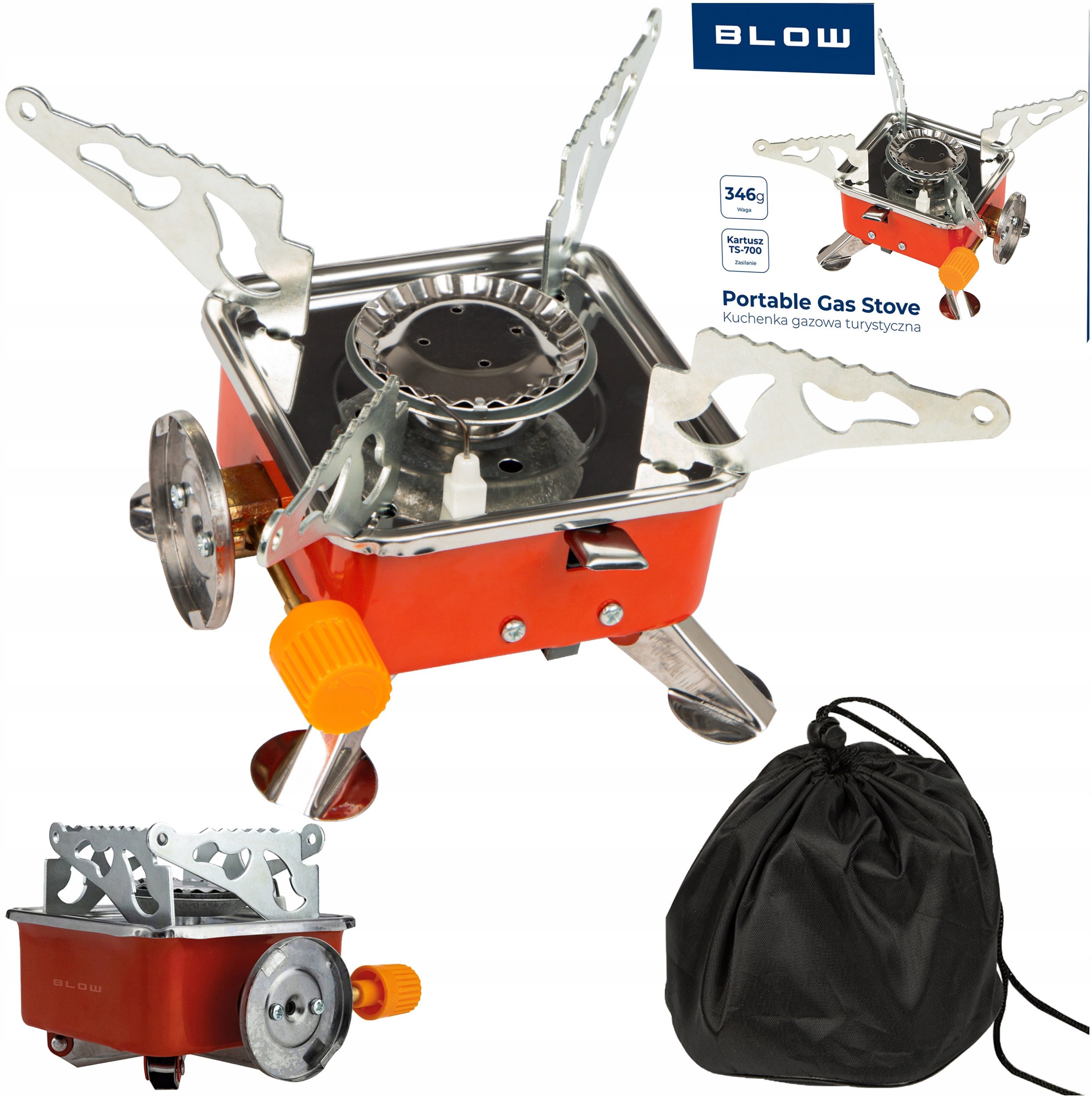 Mini kuchenka gazowa turystyczna na kartusz