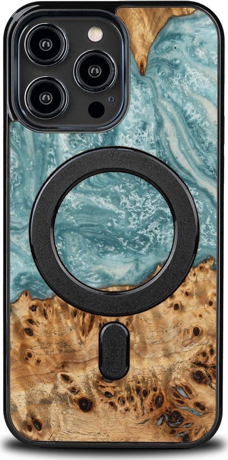 BeWood Etui Bewood Unique na iPhone 14 Pro Max - Planets - Uran z MagSafe