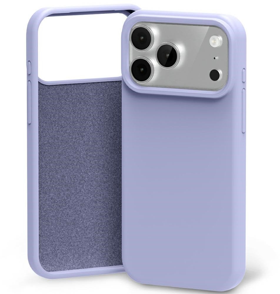 Etui Mercury Silicone do iPhone 17 Pro Max lawendowa szarość