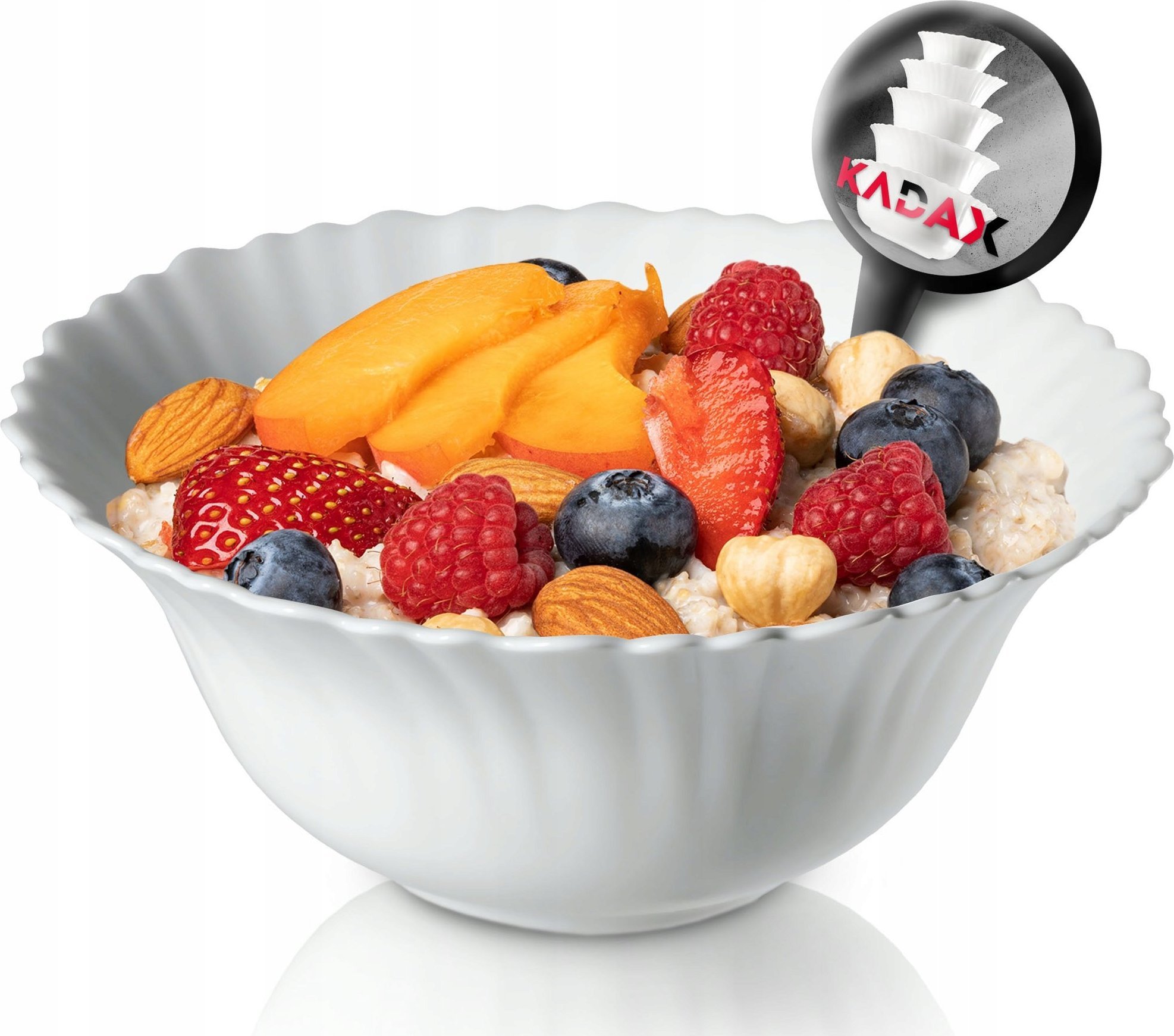 Kadax Salaterka Szklana Miska Misa Na Sałatkę Owoce 15cm