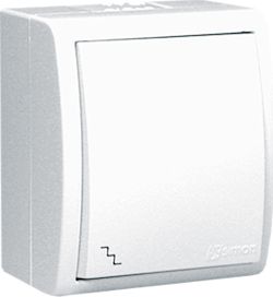 Kontakt-Simon Łącznik schodowy IP54 Aquarius biały - AQW6/11