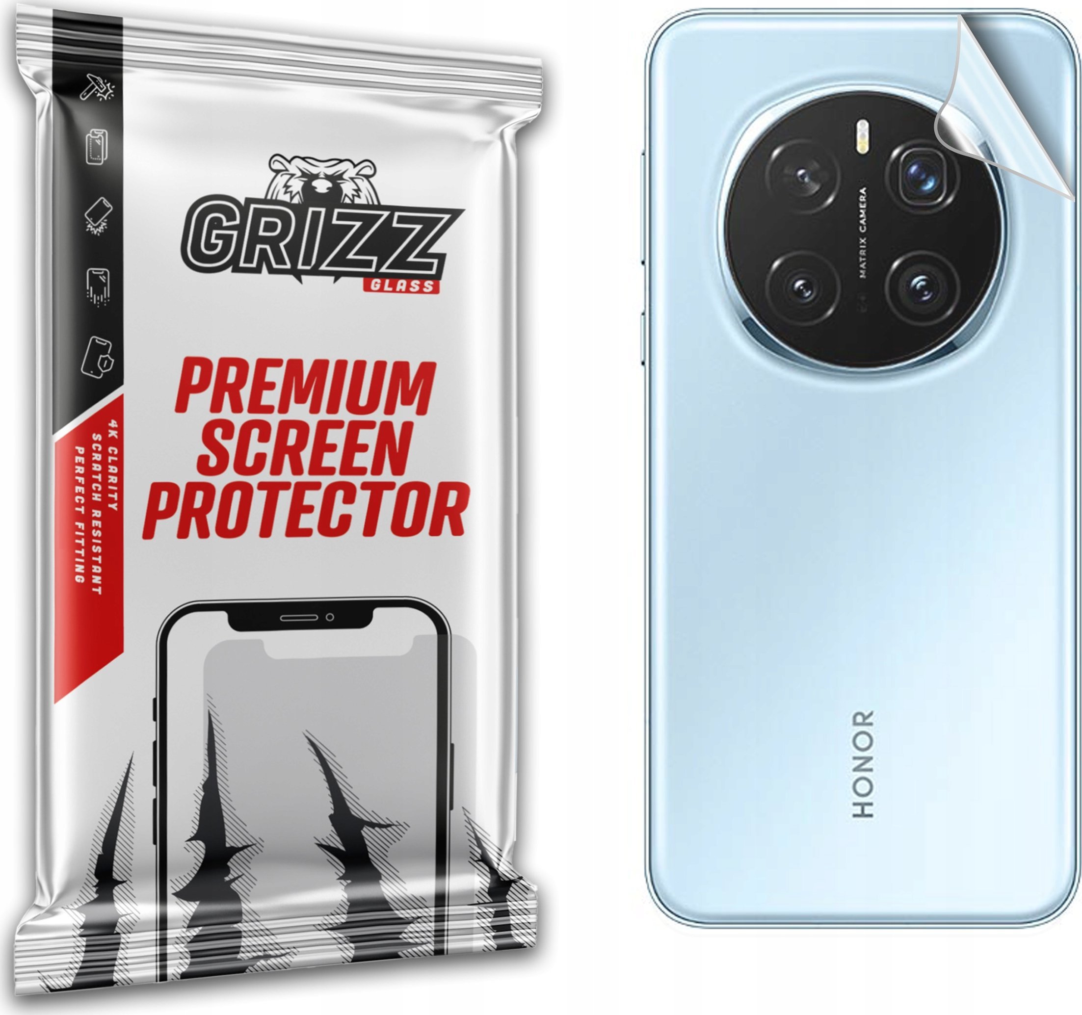 Folia na tył GrizzGlass SatinSkin do Honor Magic7 Pro