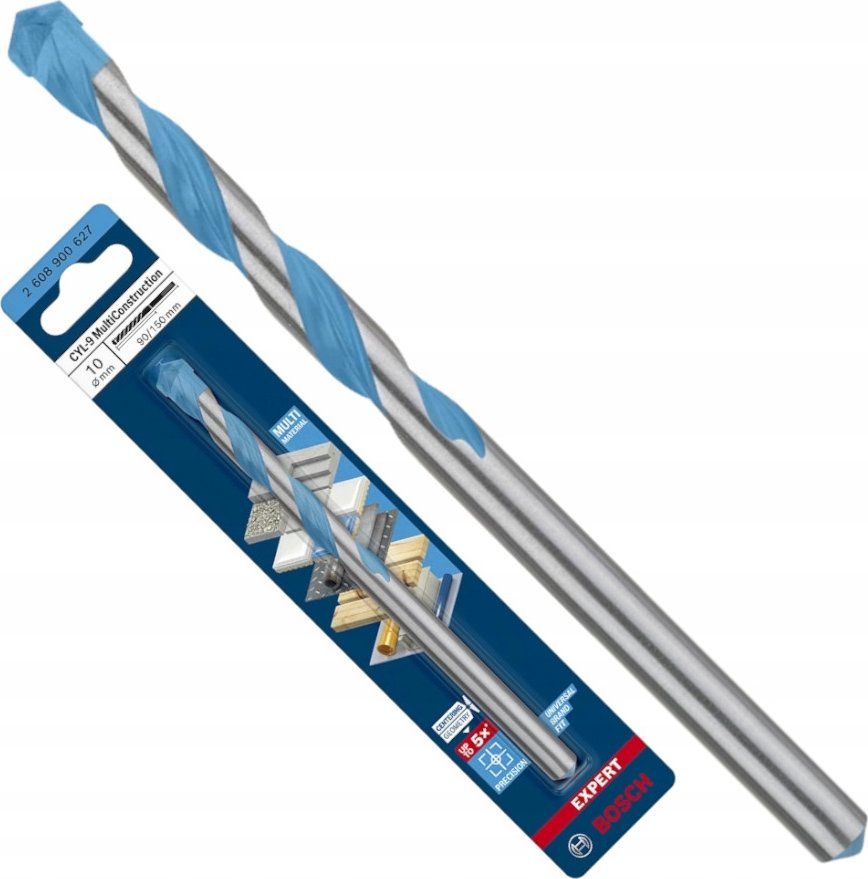 Wiertło Bosch WIERTŁO CYL-9 MULTICONSTRUCTION 10 x 90 x 150mm EXPERT
