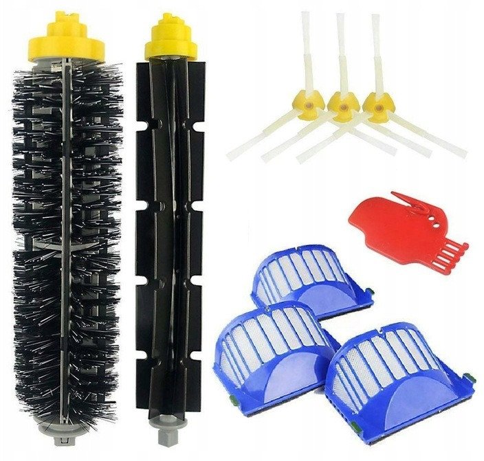 SZCZOTKI FILTRY ZESTAW do iRobot ROOMBA 600 616 675 681 697 698 6xx JAKOŚĆ
