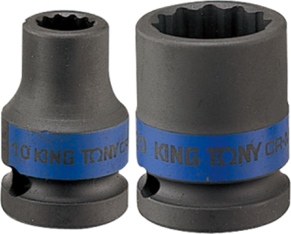 King Tony NASADKA KRÓTKA UDAROWA LEKKA 3/4" 17mm x 50mm, 12-kąt King Tony