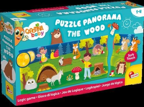Lisciani Układanka Carotina Baby Puzzle panorama - Las