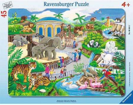 Ravensburger 45 Zwiedzanie Zoo - 066612