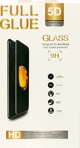 HARTOWANE SZKŁO FULL GLUE 5D DO HUAWEI P40 CZARNY