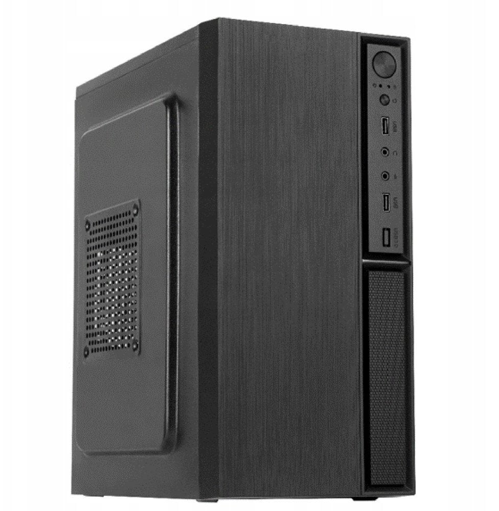 EUROCASE skříň MC MF-320B, Micro Tower, 1xUSB-C, 2xUSB 3.0, 2x audio, bez zdroje