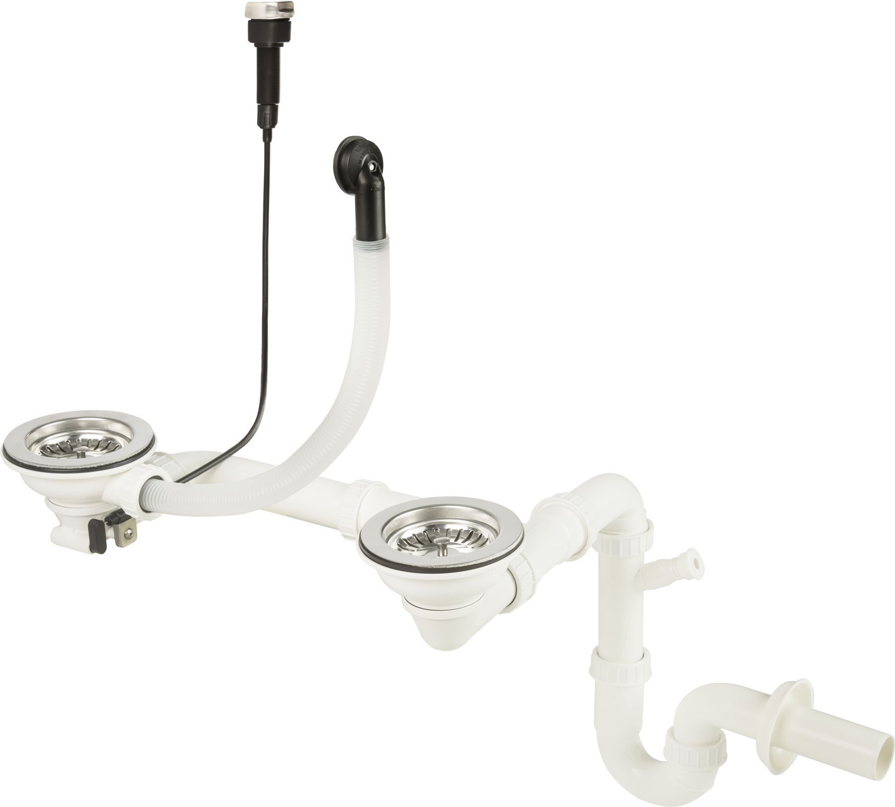 Syfon Deante Syfon rurowy podwójny 3,5" (ZXY 9973)