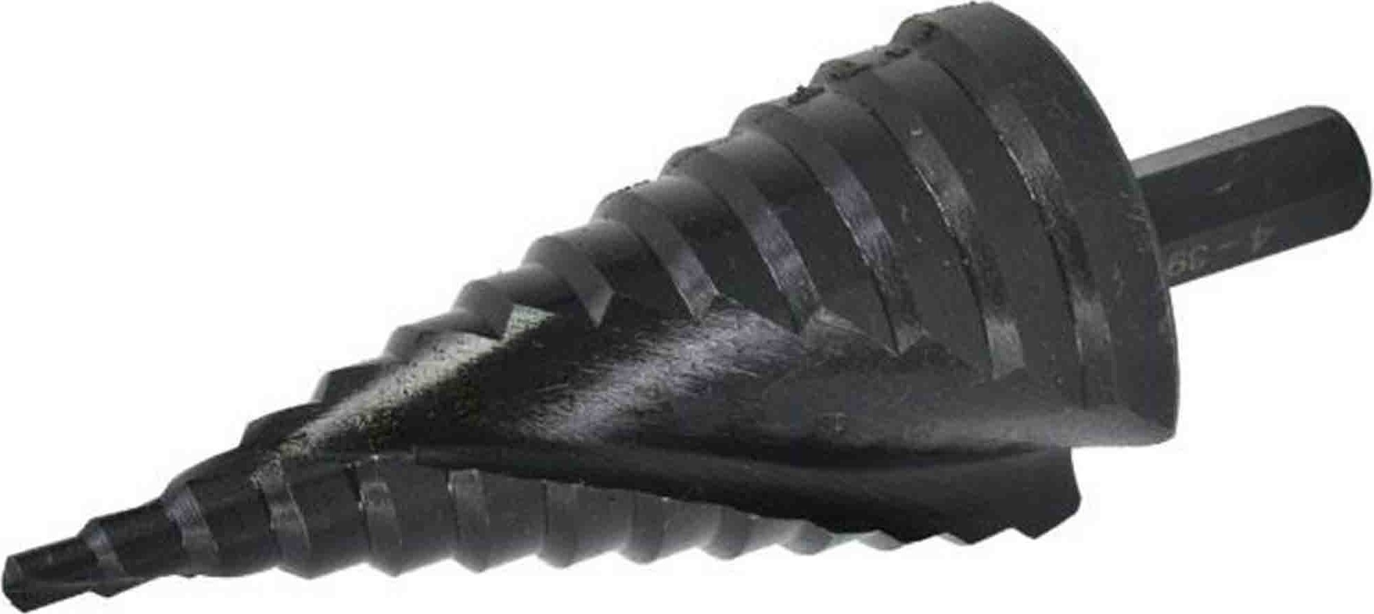 Wiertło AWTools AW WIERTŁO STOPNIOWE SPIRALNE/ 4-52mm/ AICrN/ CZARNE