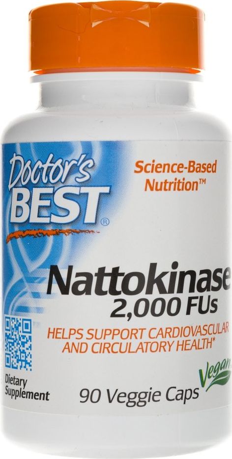 DOCTORS BEST Doctor's Best Nattokinaza 2000 FU - 90 kapsułek