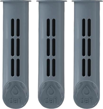 Wkład filtrujący Dafi do butelki Stalowy 3 szt.