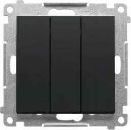 Łącznik potrójny czarny mat Simon 55 TW31.01/149 KONTAKT SIMON