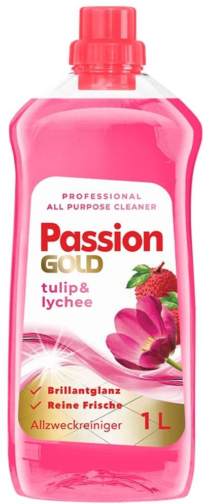 PASSION GOLD Uniwersalny płyn do mycia podłóg Tulipan i Liczi 1 L