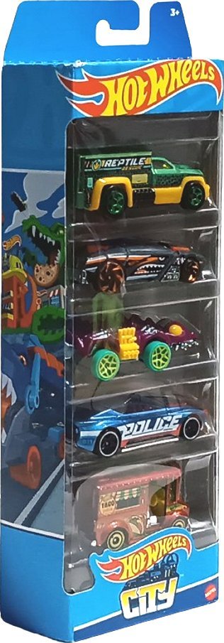 Mattel Autka Hot Wheels - HW City - 5 pak (HTV39)