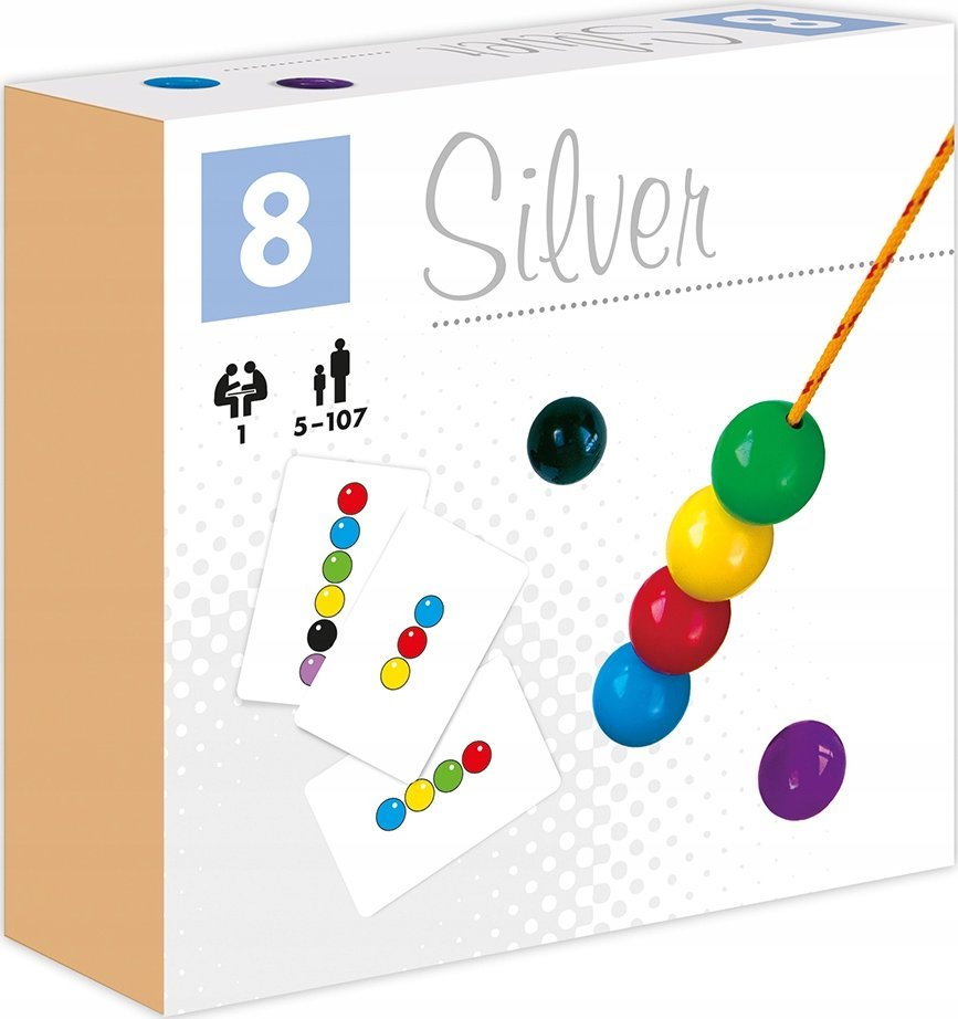 Kule na sznurku 8 Silver 28782