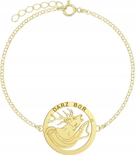 Radziszewska Jewellery Pozłacana Bransoletka DARZ BÓR GRAWER GRATIS