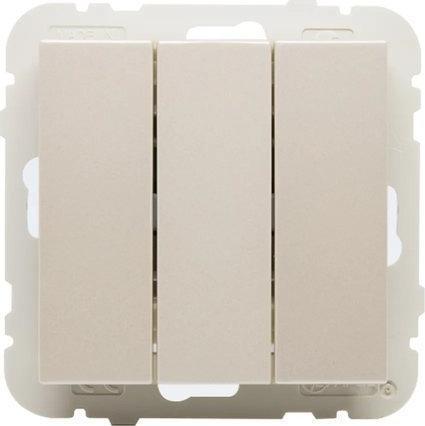 Efapel EFAPEL LOGUS90 ŁĄCZNIK 3-KLAWISZOWY PERŁA 90088 KWPE