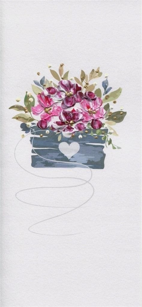 MAK Karnet Kwiaty DL NS - Kwiaty w doniczce