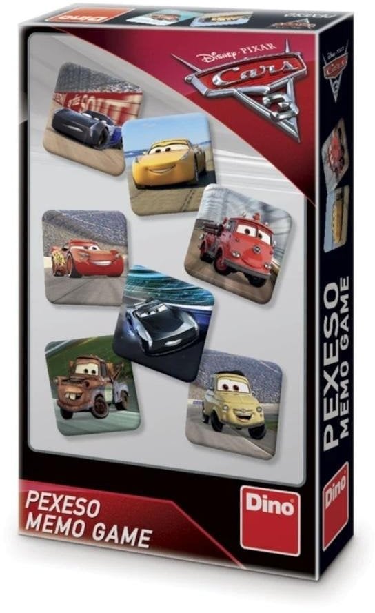 decofun Memory memo Disney Pixar Auta