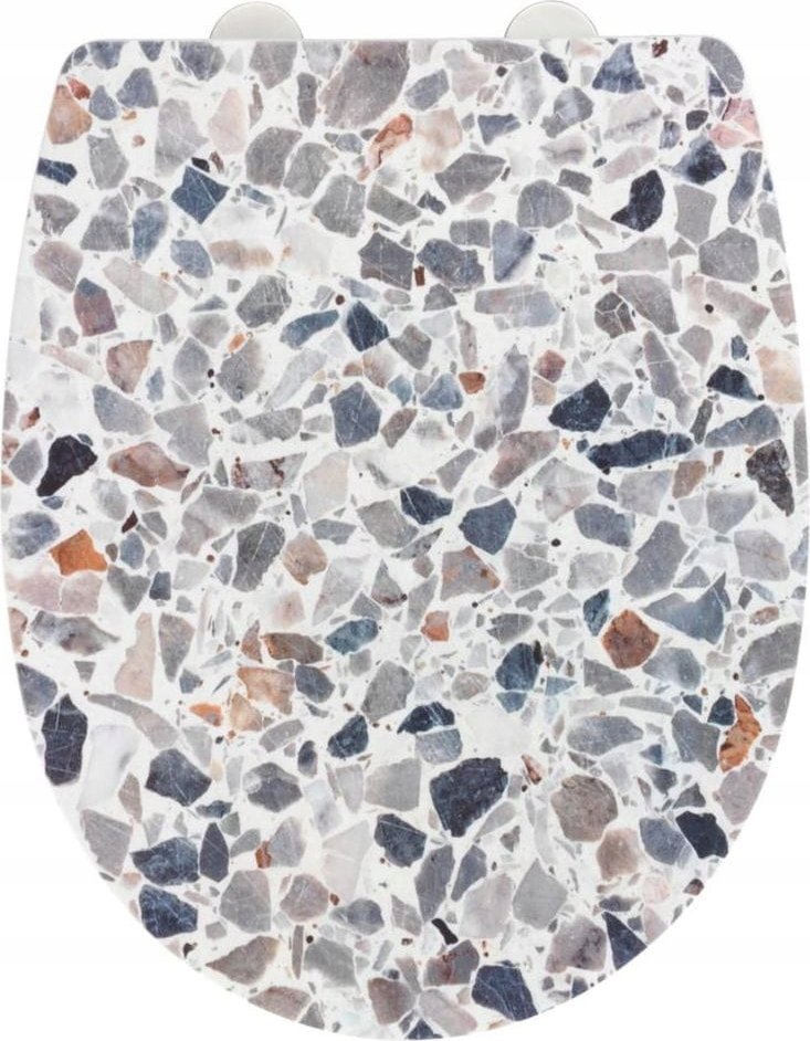 Deska bidetowa Wenko Deska sedesowa TERRAZZO, Thermoplast, Wenko