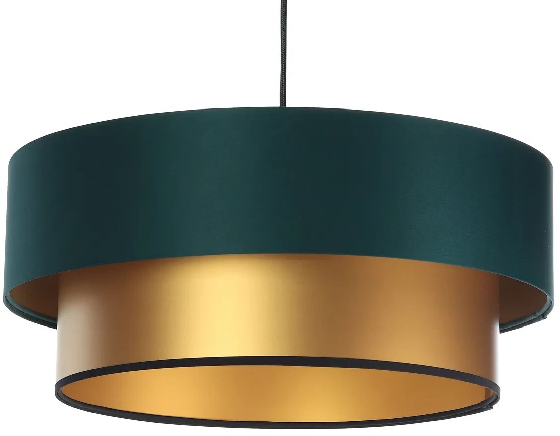 Lampa wisząca DOUBLE GREEN 50 zielona/złota BPS KONCEPT