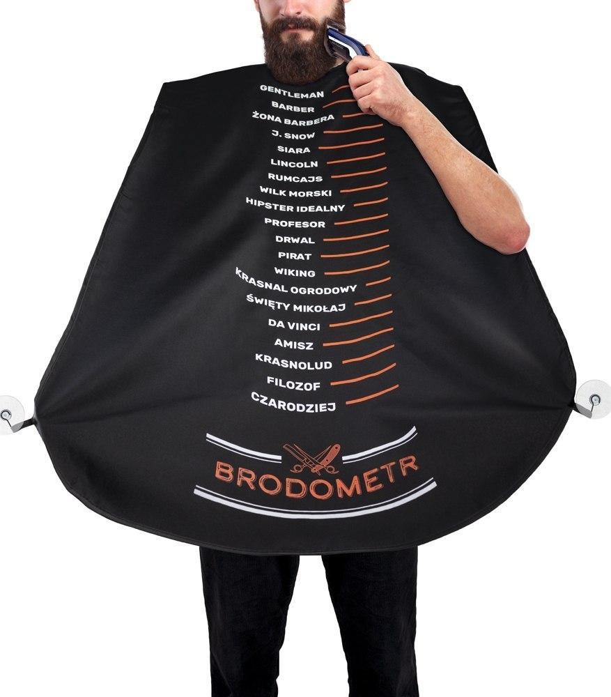 Brodometr fartuszek peleryna do golenia brody