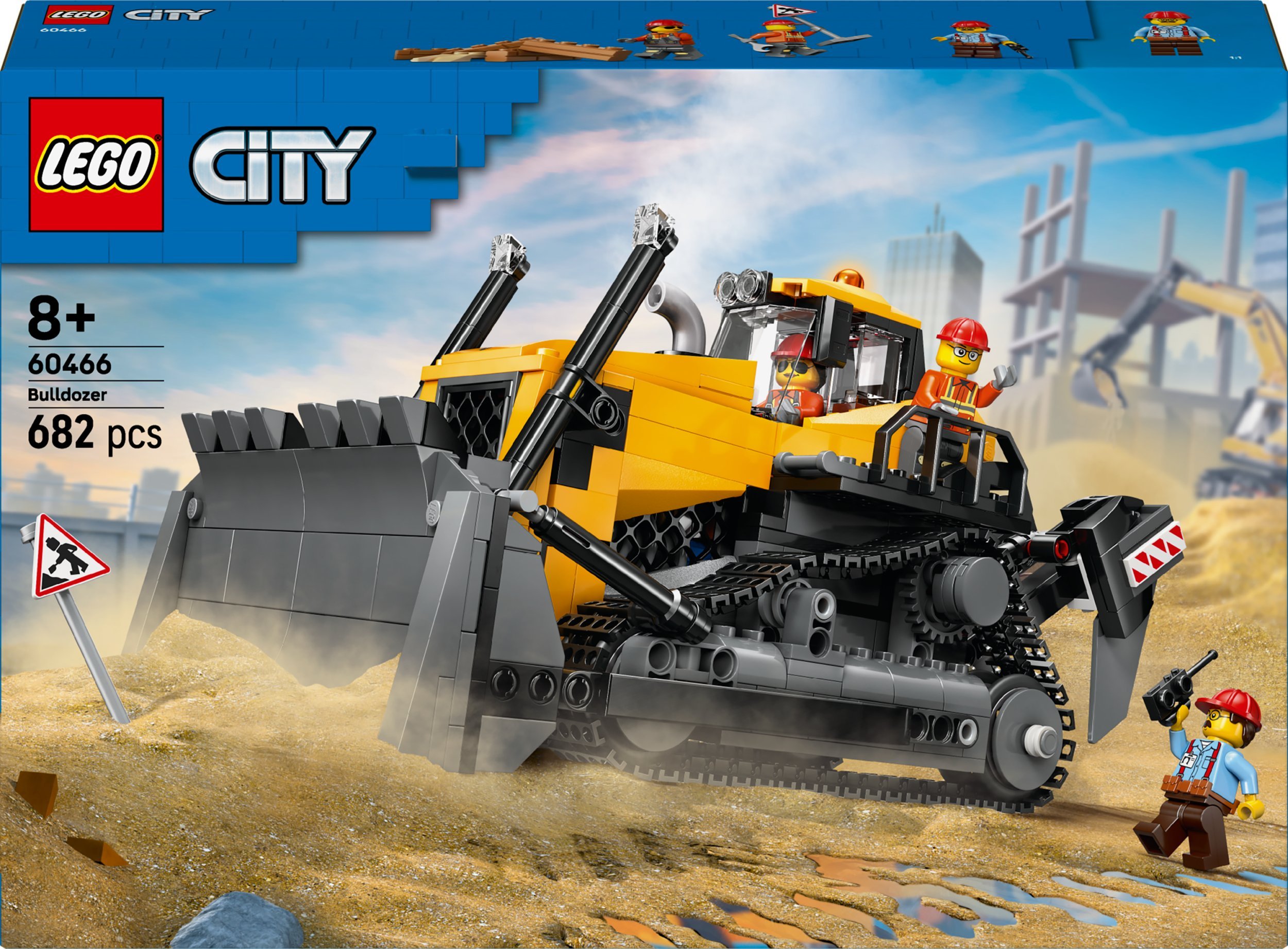 LEGO City Żółty buldożer (60466)