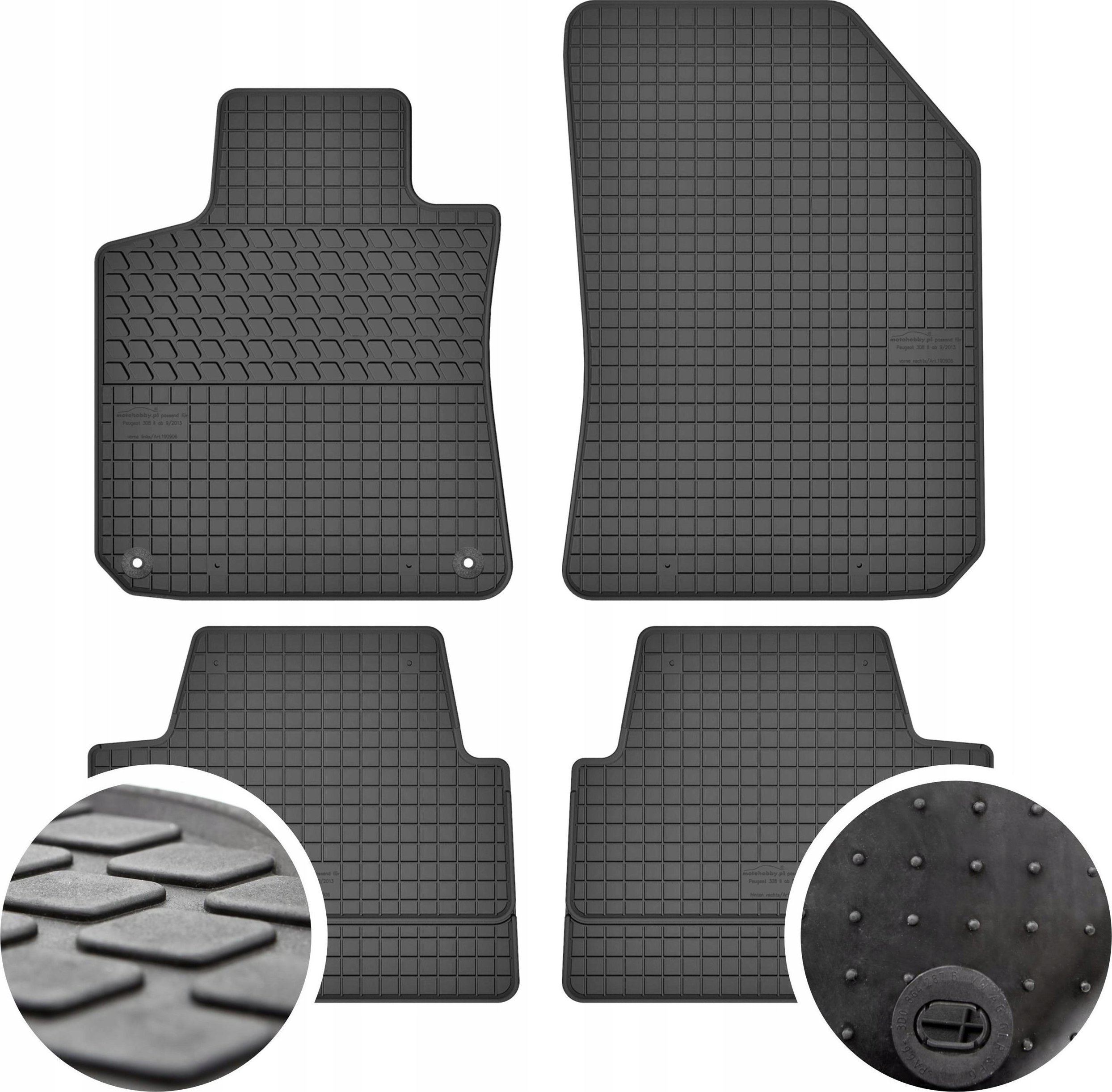 GeyerHosaja Dywaniki gumowe do Peugeot 308 II