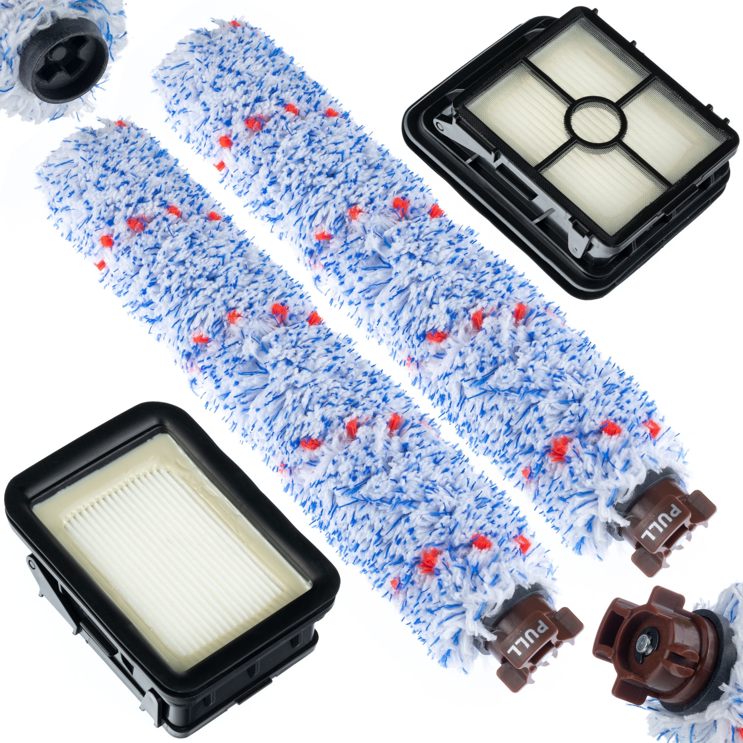 2X FILTR + 2x SZCZOTKA DO BISSELL CROSSWAVE CORDLESS ADVANCED 1866 2303 HQ