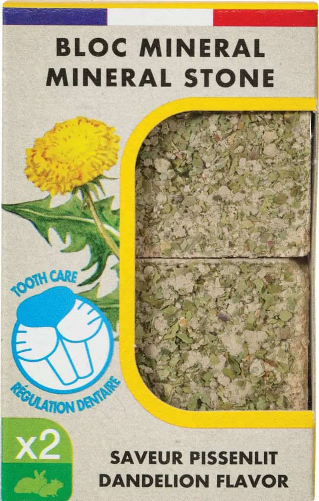 Zolux Kostki mineralne dla gryzoni i królików EDEN z mniszkiem lekarskim 2szt. x 100g