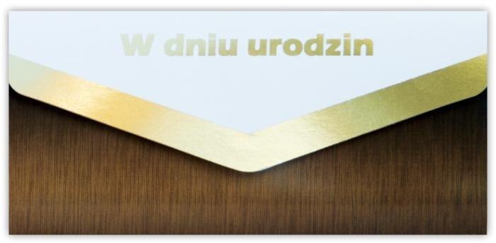 Karnet-koperta W dniu urodzin