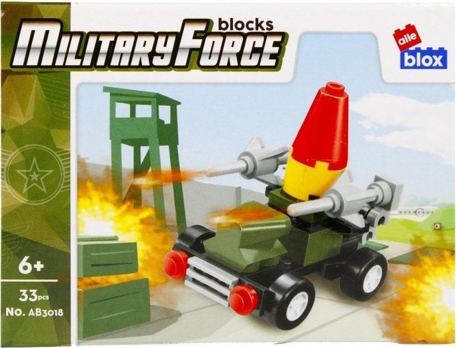 ALLEBLOX Klocki konstrukcyjne Wojsko ALLEBLOX