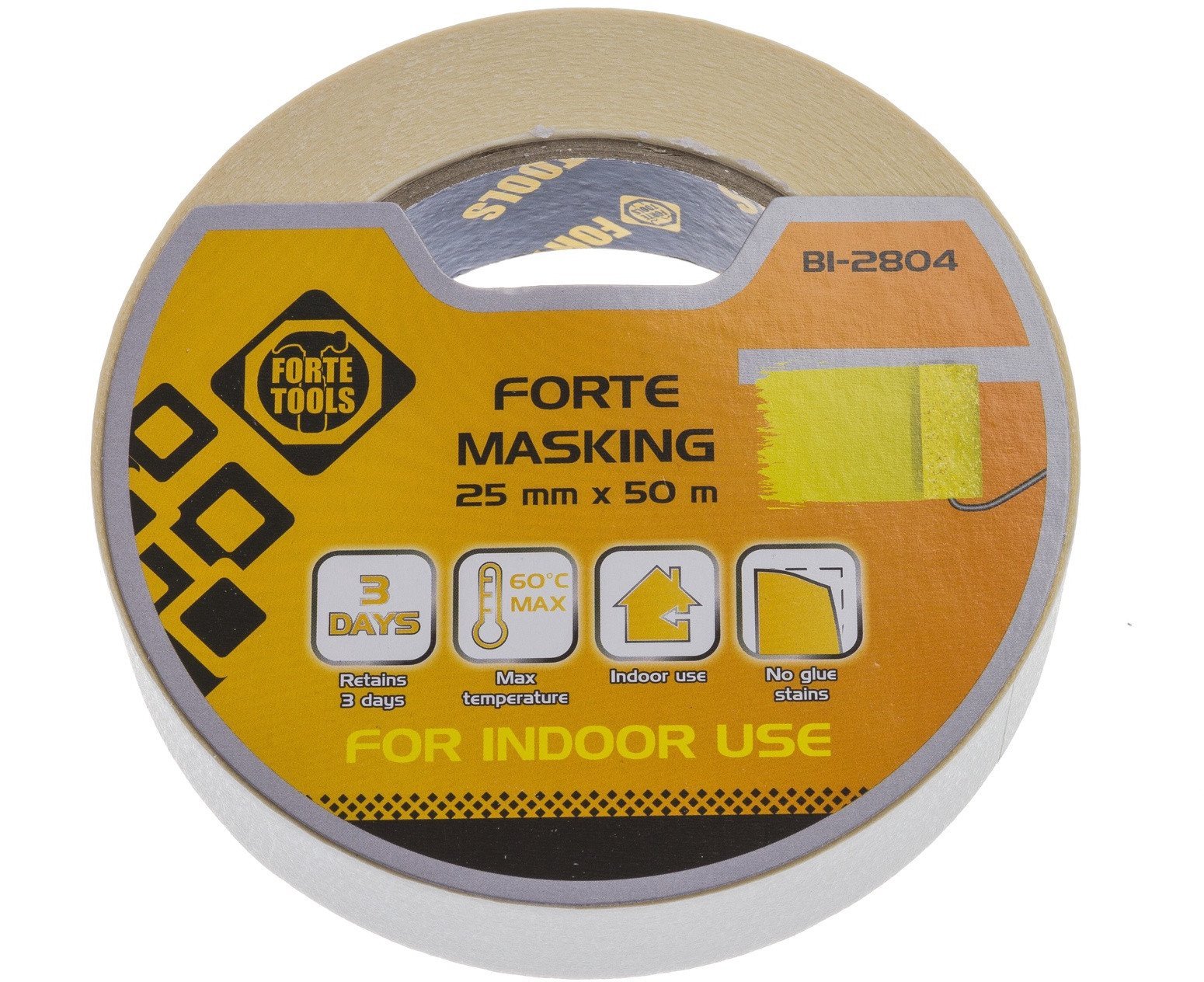 PAINTING TAPE 50 M X 25 MM FORTE TOOL
