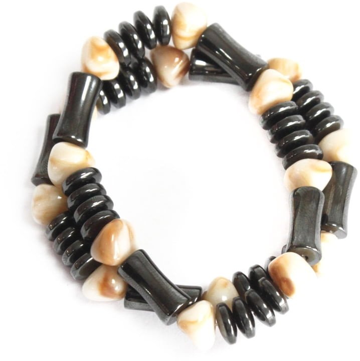 Bransoletka magnetyczna z Hematytu - Kości