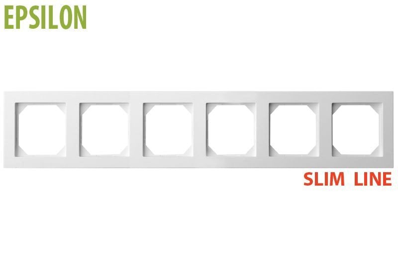 FRAME K14-145-06 6P SLIM WHITE EPS (5)