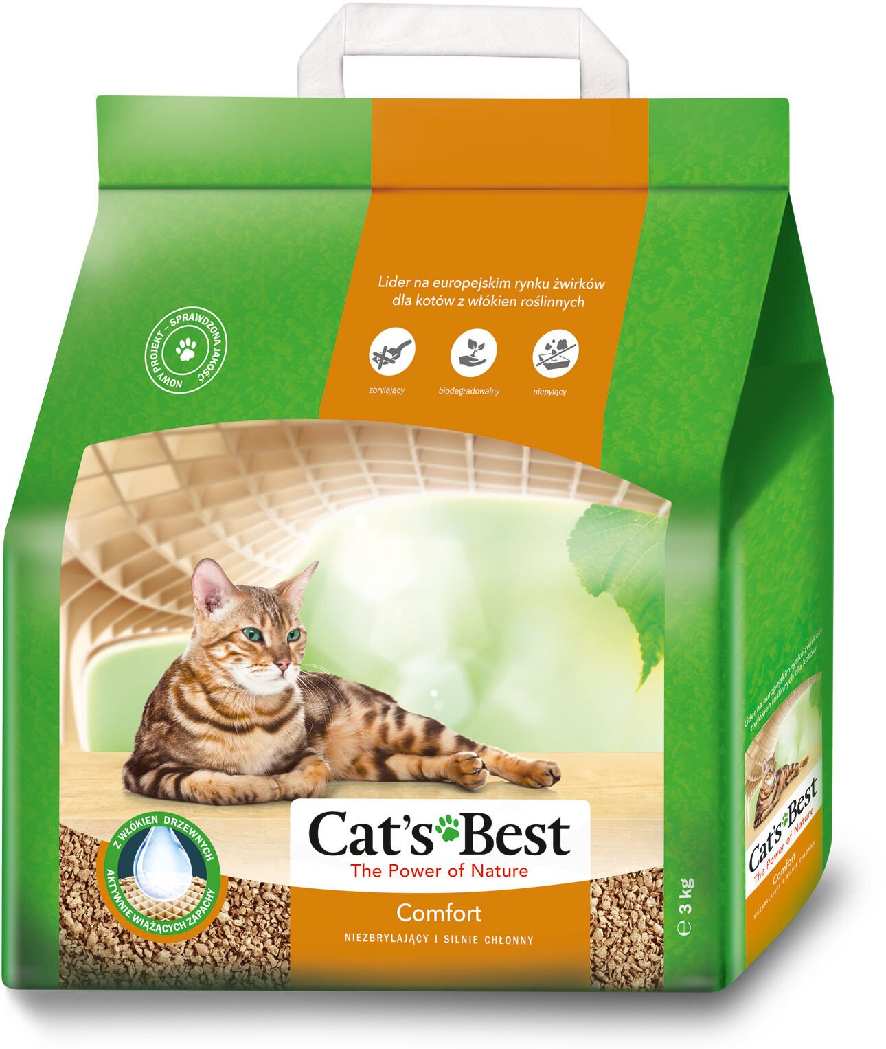 Żwirek dla kota Cats Best Comfort Naturalny 7 l