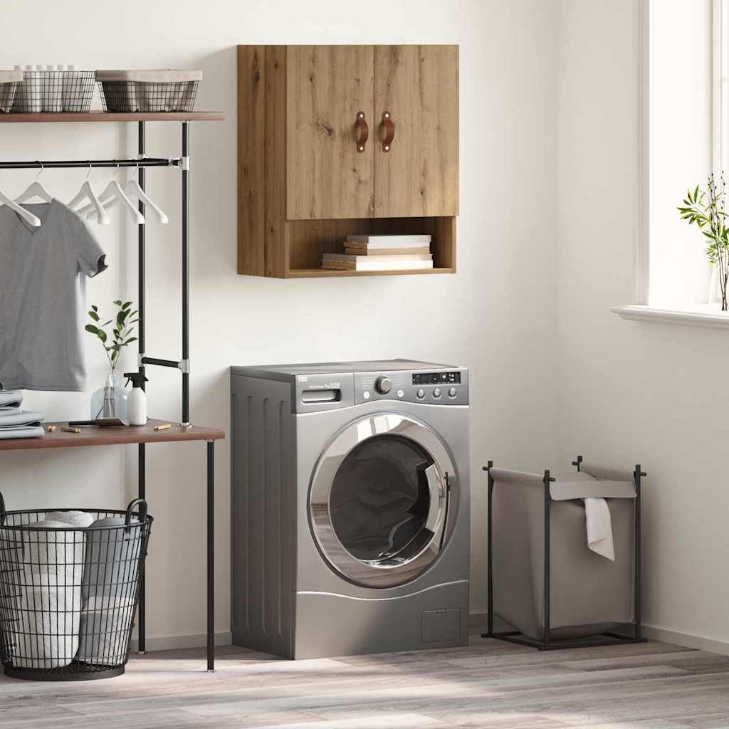 vidaXL Szafka ścienna Montowane na ścianie dąb artisan 60 x 31 x 70 cm