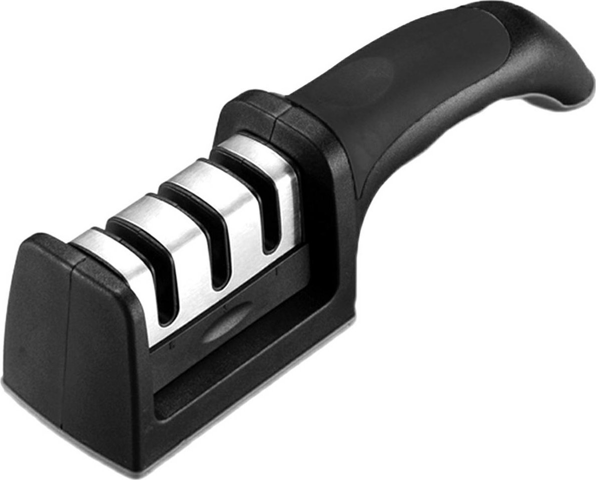 ATL AG422F Ostrzałka do noży 3 stopniowa czarna