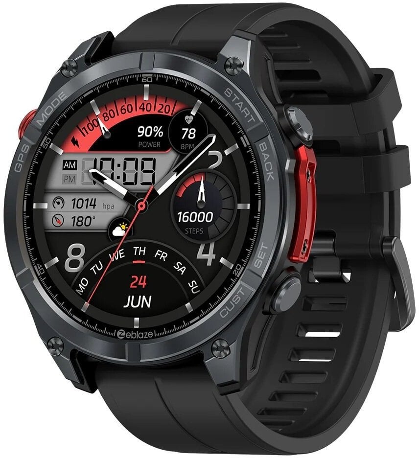 Zeblaze Smartwatch Stratos 4 Abyss Black Czarny