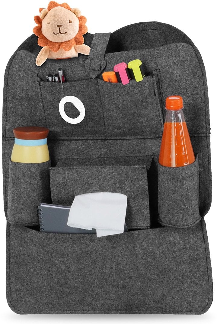 Automobilio sėdynės krepšys Lionelo, pilkas